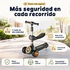 Scooter Infantil 3 en 1 Kidscool Gris Plegable con Asiento-Preventa 3 Agosto