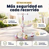 Scooter Infantil 3 en 1 Kidscool Rosado Plegable con Asiento-Preventa 3 Agosto