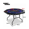 Mesa de Póker Octagonal Plegable 8 Jugadores Hobby Games -Preventa 3 Agosto
