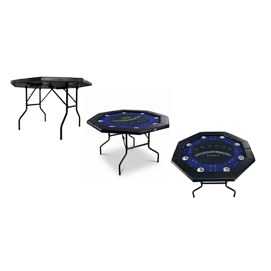Mesa de Póker Octagonal Plegable 8 Jugadores Hobby Games -Preventa 3 Agosto