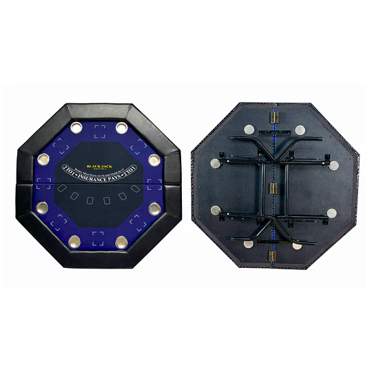 Mesa de Póker Octagonal Plegable 8 Jugadores Hobby Games -Preventa 3 Agosto
