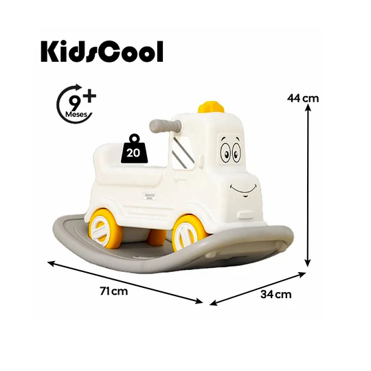 Retiro Express- Correpasillos Caminador Mecedor Camión 3 en 1 Kidscool Off White