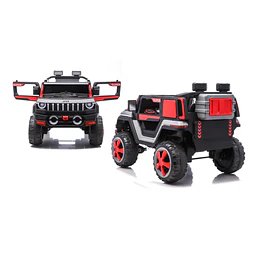 Retiro Express-Auto a Batería Todoterreno Gris Kidscool 12V Bluetooth Control Remoto