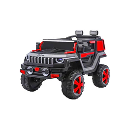 Retiro Express-Auto a Batería Todoterreno Gris Kidscool 12V Bluetooth Control Remoto