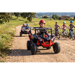 Auto a Batería Buggy Negro 4x2 Kidscool 12V Control Remoto y Balanceo