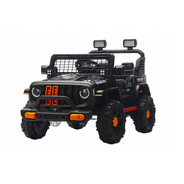 Retiro Express-Auto a Batería Todoterreno Negro Kidscool 4x4 APP Control Remoto