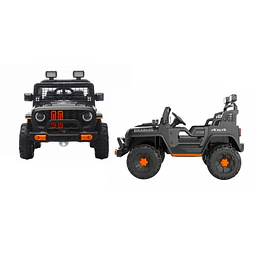 Retiro Express-Auto a Batería Todoterreno Negro Kidscool 4x4 APP Control Remoto