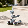 Retiro Express - Scooter con Asiento Luces y Música Kidscool Gris Plegable