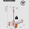 Retiro Express - Scooter 3 Ruedas Plegable Kidscool Rosado Música y Luces