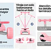 Retiro Express - Scooter Plegable con Asiento Kidscool Rosado Música y Luces