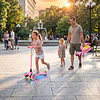 Retiro Express - Scooter Plegable con Asiento Kidscool Rosado Música y Luces