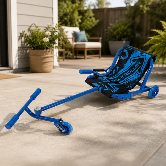 Retiro Express - Easy Roller con Luces Kidscool Azul Wave Roller