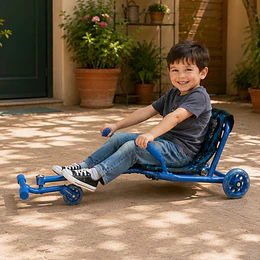 Retiro Express - Easy Roller con Luces Kidscool Azul Wave Roller