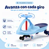 Retiro Express - Swing Car Auto Giratorio Kidscool Azul con Luces