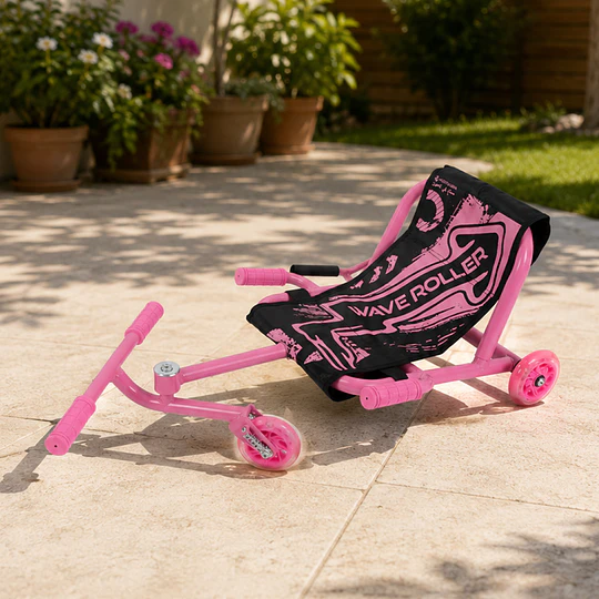 Retiro Express - Easy Roller con Luces Kidscool Rosado Wave Roller