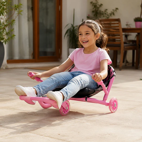 Retiro Express - Easy Roller con Luces Kidscool Rosado Wave Roller