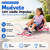 Retiro Express - Easy Roller con Luces Kidscool Rosado Wave Roller