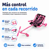 Retiro Express - Easy Roller con Luces Kidscool Rosado Wave Roller