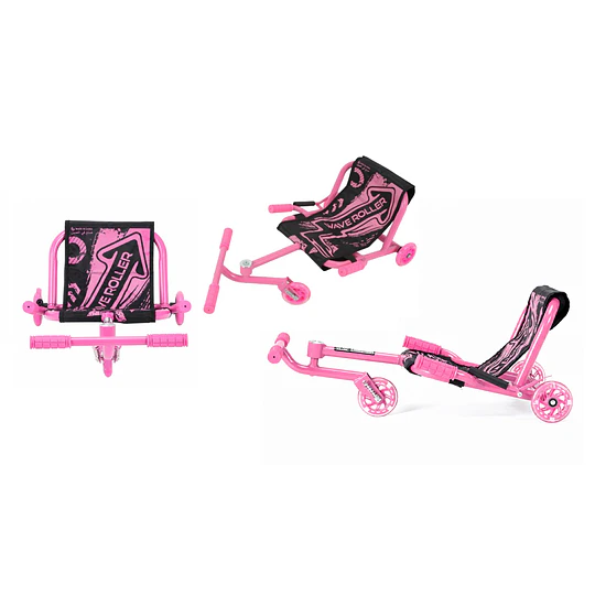 Retiro Express - Easy Roller con Luces Kidscool Rosado Wave Roller