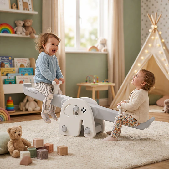 Balancín Infantil Elefante Kidscool gris                       