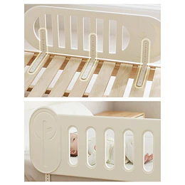 Baranda de Cama Infantil Fija Protectora Anticaídas Plástico 43.7x117x35 cm