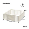 Corral de Juegos Infantil Modular con Puerta de Seguridad Plástico Blanco Crema | 200x180x68 cm