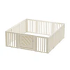 Corral de Juegos Infantil Modular con Puerta de Seguridad Plástico Blanco Crema | 200x180x68 cm