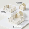 Corral de Juegos Infantil con Casita Refugio y Puerta de Seguridad Plástico Beige Cálido | 114x180x200 cm