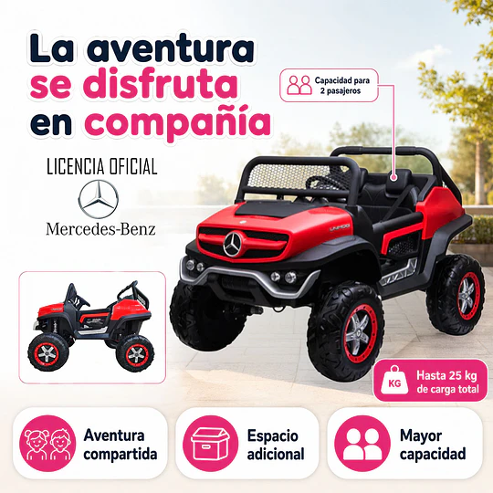 Mercedes Unimog Concept Bateria Rojo