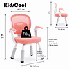 Silla Escritorio Ergonomica Infantil Rosada