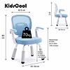 Silla Escritorio Ergonomica Infantil Azul