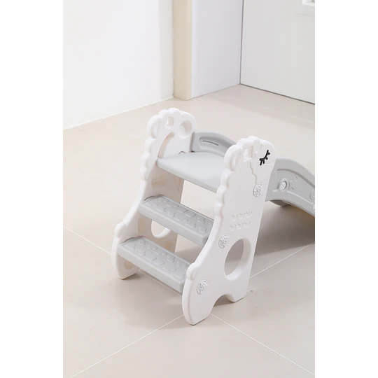 Resbalín Infantil Plegable Kidscool Centro de Juegos Crudo Gris