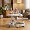 Andador de Bebé Multifunción 4 en 1 Antivuelco Plegable Kidscool - Gris