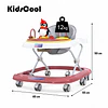  Andador Para Bebé Kidscool Pingüino Ruedas Silenciosas Azul 65 X 55 X 50 cm 
