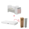 Cuna con Mudador Bambini Rosado+Colchon Cuna Baby Box 130x60 