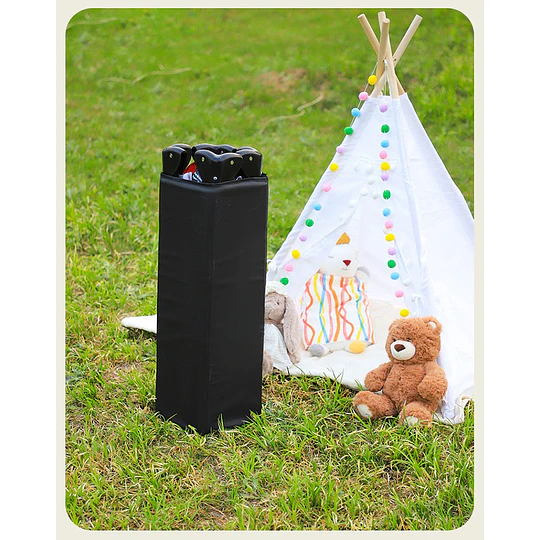 Cuna Corral Plegable y Portátil de Viaje Kidscool 102x74x71 cm Negro