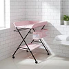 Mudador de Bebé Plegable Ajustable Kidscool con Ruedas y Organizador Rosado 64x79x10 cm 