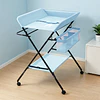 Mudador de Bebé Plegable Ajustable Kidscool con Ruedas y Organizador Azul 64x79x10 cm