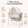 Cuna Colecho Multifuncional Plegable estructura reforzada Kidscool con Mosquitero y Canasto 93 x 57 x 80 cm Khaki