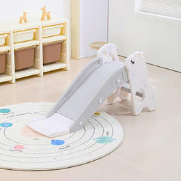 Resbalín Infantil Plegable Kidscool Centro de Juegos Crudo Gris