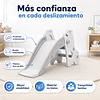 Resbalín Infantil Plegable Kidscool Centro de Juegos Crudo Gris