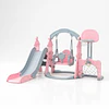  Retiro Express-  Resbalín Columpio Infantil 5 en 1 Kidscool Centro de Juegos Rosado