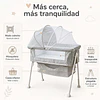 Retiro Express-Cuna Colecho Multifuncional Plegable estructura reforzada Kidscool con Mosquitero y Canasto 93 x 57 x 80 cm Gris