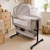Retiro Express-Cuna Colecho Compacta, Plegable, mecedora con Mosquitero Canasto Organizador y Ruedas Kidscool 90 x 50 X 80 cm 