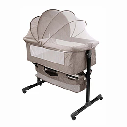 Retiro Express-Cuna Colecho Compacta, Plegable, mecedora con Mosquitero Canasto Organizador y Ruedas Kidscool 90 x 50 X 80 cm 