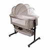 Retiro Express-Cuna Colecho Compacta, Plegable, mecedora con Mosquitero Canasto Organizador y Ruedas Kidscool 90 x 50 X 80 cm 