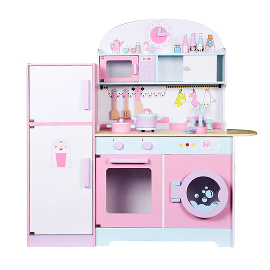 Retiro Express-Cocina Vintage Con Refrigerador 