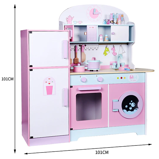 Retiro Express-Cocina Vintage Con Refrigerador 