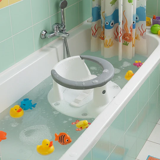 Retiro Express-Asiento Para Baño De Bebe Gris