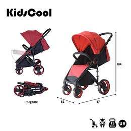 Retiro Express-Coche Paseo Jogger Rojo